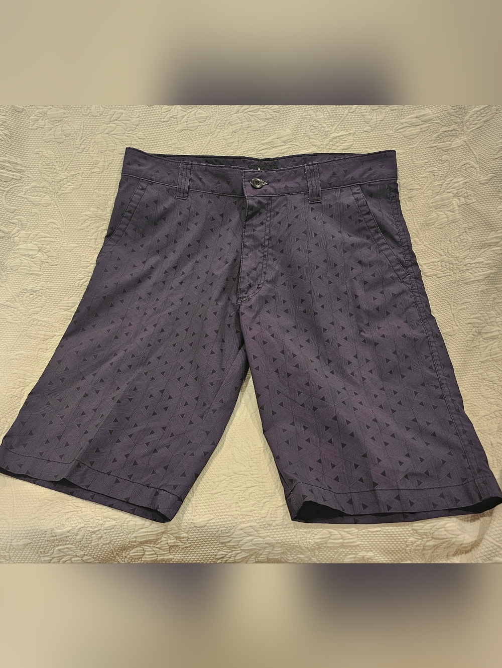 Mens Mountain Club Shorts Navy/Black Size 34